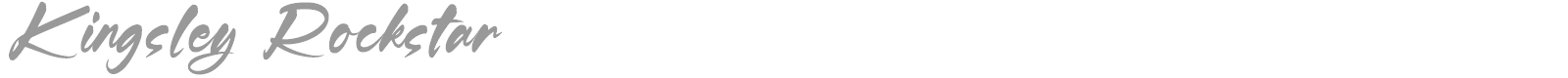 Kingsley Rockstar font preview